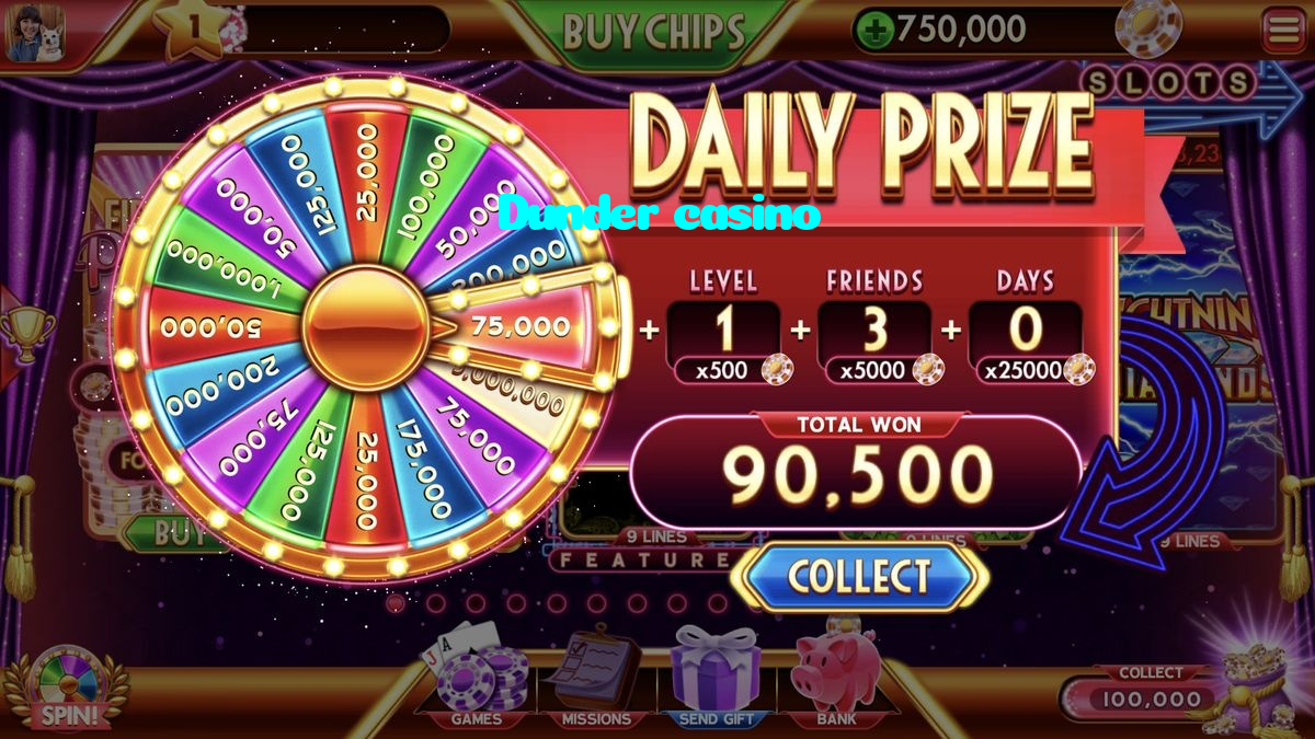 Dunder casino casino presented on mobile device in Pakistan with slots and live games